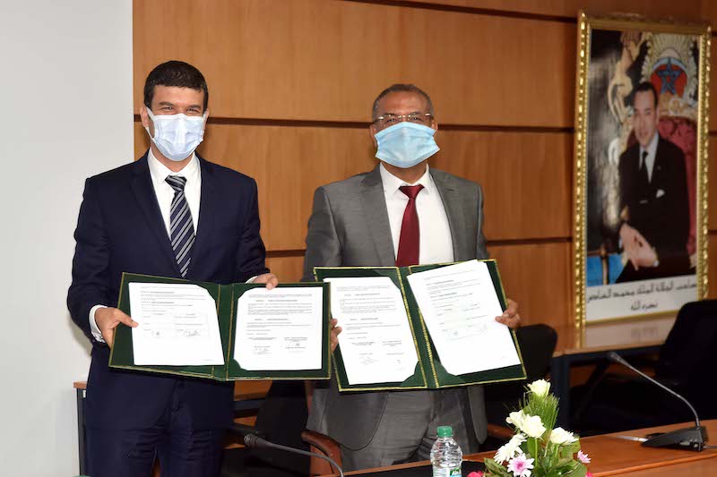 Signature du contrat de collaboration entre la NARSA et l’Université Mohammed VI Polytechnique